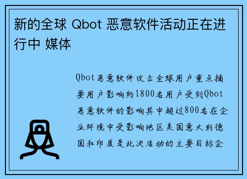 新的全球 Qbot 恶意软件活动正在进行中 媒体